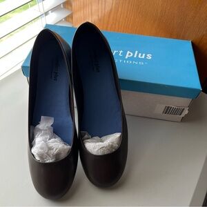 Comfort Plus by Predictions Women's Dark Brown Flats